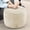 Beige, variant on Round Stuffed Pouf Ottoman,Corduroy Foot Rest with Rebound Foam Filled, Furry and Fluffy Foot Stool Ottoman, Floor Poufs for Living Room (Green, 20" D x 20" W x 15" H)