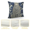 thumbnail image 4 of Nawypu Navy Blue Leopard Print Pillow Covers Cheetah Animal Spots Decorative Throw Pillows For Couch Farmhouse Square Pillow Cases Home Decor For Living Room Sofa Bed Porch Outdoor, 4 of 5