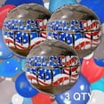 thumbnail image 2 of Havercamp Welcome Home Party Balloons 3 pcs.! 3 18" Round Foil Mylar Balloons with Army Camo Background. American Heroes Party Collection., 2 of 2