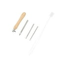 thumbnail image 1 of Punch Pin Adjustable Portable Poke Pin for DIY Craft Embroidery Rug Tapestry 9cm with 3 Heads, 1 of 9