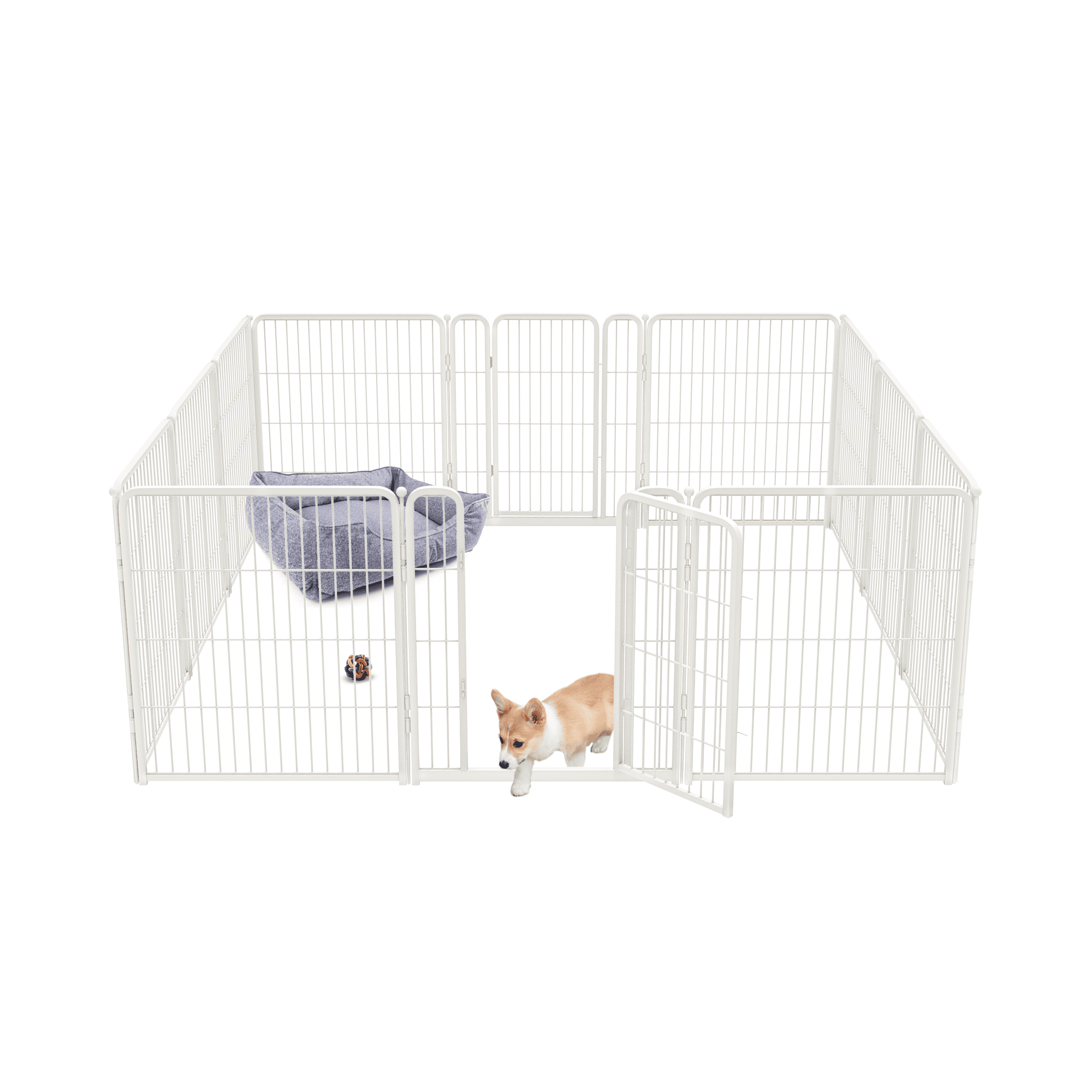 FXW HomePlus Dog Playpen Designed for Indoor Use,ThresholdFree Design