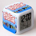 thumbnail image 4 of Roblox-reloj electrónico con luz nocturna para niños, juguetes de peluche con diseño creativo de Spiderman, Capitán América, regalo de cumpleaños, 4 of 4