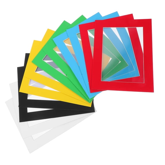 YSNOOWE Art Display Frames Assorted Color Paper PVC Versatile for Parties and Exhibitions