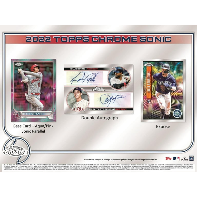 Topps 2022 Chrome Sonic Baseball Trading Card Hobby Lite Box, 16