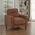 thumbnail image 5 of Coaster Bowen II Fabric Upholstered Track Arm Accent Chair, Rust, 5 of 12