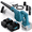 Blue Version with 2 Upgraded Batteries, variant on Cordless Brushless Handheld Leaf Blower, Portable Rechargeable Air Blower for Yard Leaf Clearing, Dust Removal and Vehicle Cleaning, Multipurpose Outdoor Maintenance Power Tool