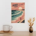 thumbnail image 3 of Motivational Bondi Beach Poster Retro Inspirational Vintage Travel Wall Art for Office Wellness Center Classroom Canvas Poster, 3 of 8