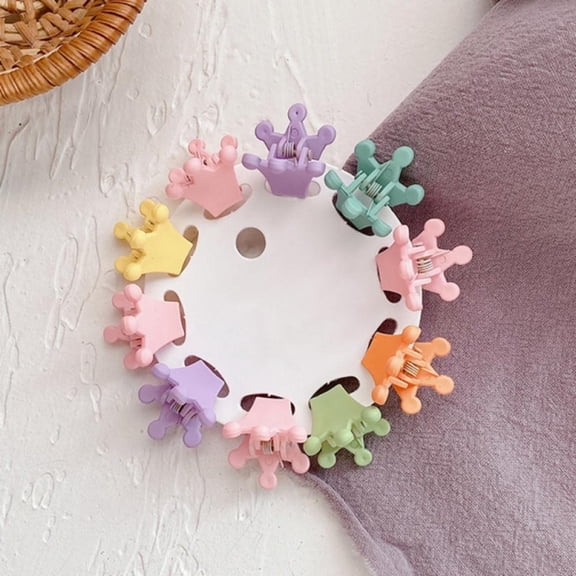 10 Pieces Mini Hair Clips for Girls,Cute Candy Colors Flower Hair Pins for Toddlers Bangs Kids Children Women Hair Bangs Little Clips Accessories
