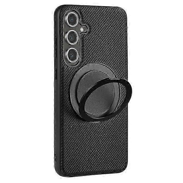 Funda magnética para Samsung Galaxy A56 5G con soporte de anillo y cubierta trasera de PC TPU.