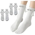 thumbnail image 6 of 2 Pairs Magnetic Holding Hands Socks - Funny Gifts for Women & Men, Teens, Couples, Friends, 6 of 11