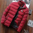 thumbnail image 1 of Men s Padded Coat Mid-length Thick Down Jacket Winter Warm Coat Fitted Fit -ys, 1 of 4