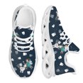 thumbnail image 1 of Zapatos planos con estampado de hada de los dientes de galaxia rosa, de malla transpirable, informales, con cordones, suaves, de verano, para niña, 1 of 6