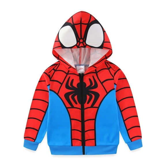 Marvel Spider-Man Zip Up Hoodie (Boys), Sizes 2T-7