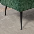 thumbnail image 3 of Small Loveseat, 50.2" Wide Upholstered Chenille Accent Couch, Modern Glam Tufted 2-Seater Sofa for Small Spaces, Studio Apartment, Dorm, Office, Living Room, Bedroom, with Metal Legs, Green, 3 of 10