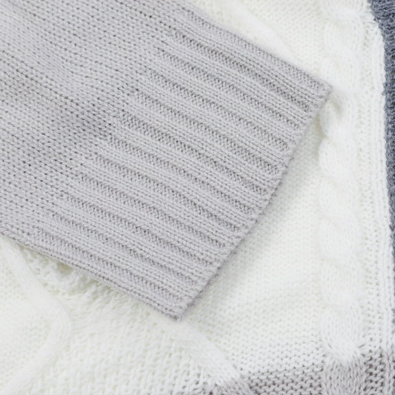 Aayomet Cardigan Sweaters For Women Lightweight Women's Cotton Shaker Stitch Deep V-Neck Sweater,Gray S-XXL