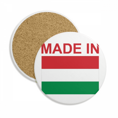 

Hungary Country Love Coaster Cup Mug Tabletop Protection Absorbent Stone