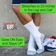 thumbnail image 5 of Loose Fit Stays Up Men's and Women's Casual Crew Socks (Pack of 3) Made in USA! Cushioned Sole., 5 of 8