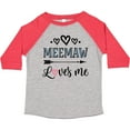 thumbnail image 3 of Inktastic My Meemaw Loves Me Girls Girls Toddler T-Shirt, 3 of 5