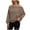 Brown, variant on tarylea Sweatshirt for Women Shoulder Button off Shoulder Tops Long Sleeve Solid Color Pullover Casual Loose Dailywear