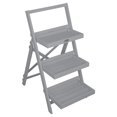 thumbnail image 2 of Esschert Design Stepped Plant Stand, White, 2 of 2