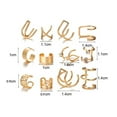thumbnail image 3 of LYMAYTER Non-Piercing Earrings 1 Set Ear Cuffs - Non - Piercing, Sparkling, 3 of 7