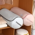 thumbnail image 4 of Comforter Storage Bag Blanket Storage Bags,Bins Foldable Closet Organizers,Roll-Up Storage,No Vacuum Needed Self Compression Storage Bag,Space-Saving for Closet,Comforter,Clothes,Bedding,Blanket(S), 4 of 4