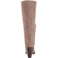 thumbnail image 3 of Lust For Life Jordan Boot Taupe Beige Suede Chunky Stacked Heel Knee High Boots (Taupe, 8.5), 3 of 6