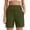 Army Green, variant on Womens Casual Shorts Polyester,Spandex High Waisted Work Travel Pants with Pockets Stretchy Business Casual Slacks Yoga Shorts Beige,L