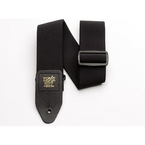 Ernie Ball Black Stretch Comfort Guitar/Bass Strap