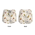 thumbnail image 5 of Lsque Little Birds Printed Women's Running Shorts with Liner Pockets,Elastic Quick Dry Workout Athletic Gym Yoga Shorts,Womens High Waist Shorts-Large, 5 of 9
