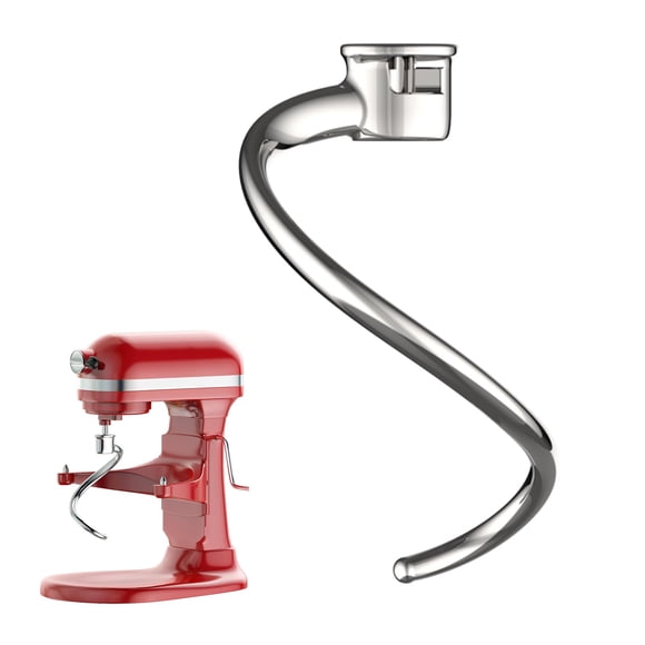 Gancho para amasar de acero inoxidable para batidora Kitchenaid 5Plus y 6QT