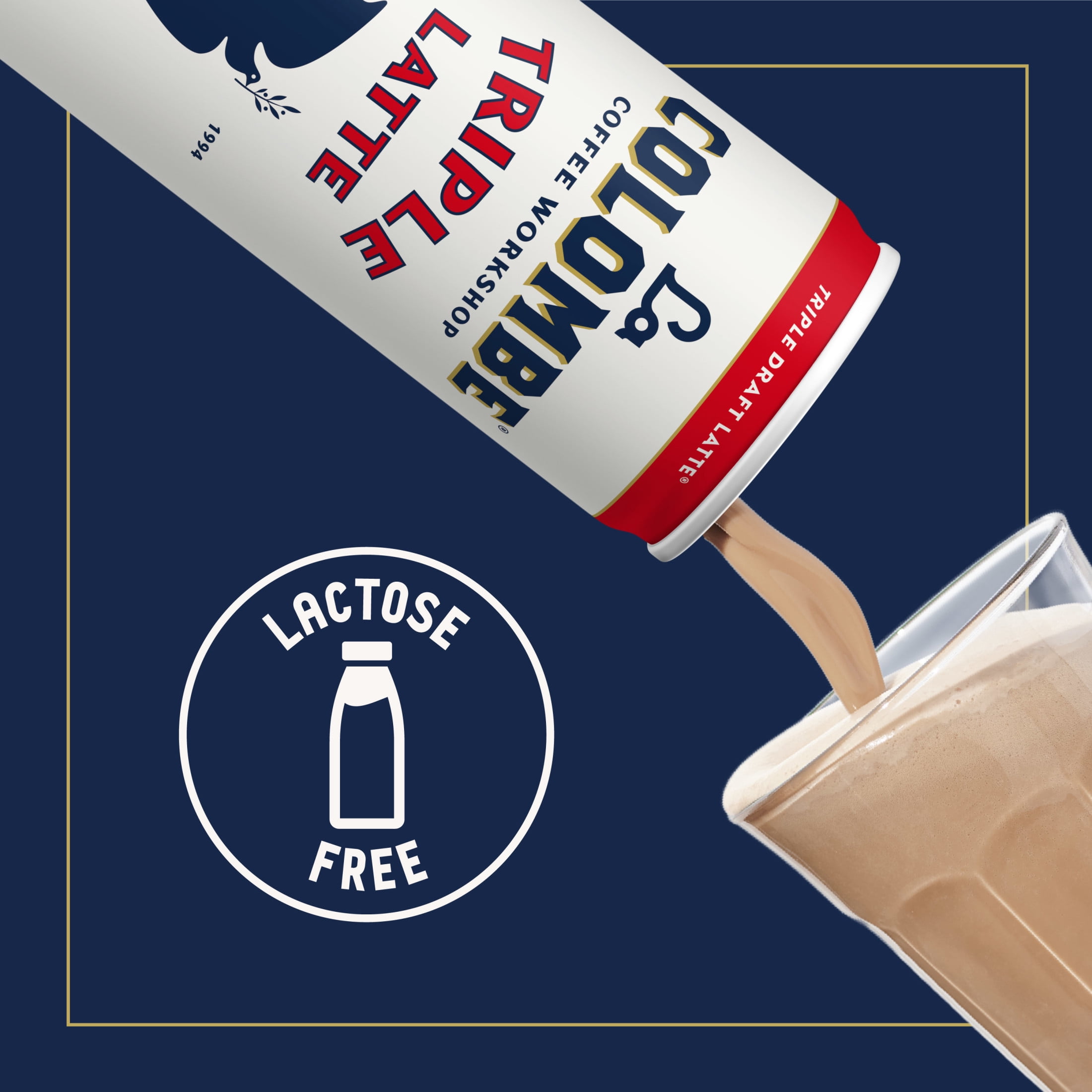 (2 pack) La Colombe Triple Draft Latte Cold Brew Ready-to-Drink Coffee, 11 fl oz, Can