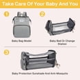 thumbnail image 3 of Behome Diaper Bag Backpack, Large Waterproof Baby Bag with Changing Pad, Stroller Straps & Insulated Pockets, Multifunctional Travel Diaper Bags for Mom & Dad, 3 of 7