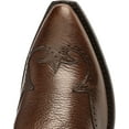 thumbnail image 6 of Abilene Men's Western Wingtip Zipper Boot Snip Toe Chocolate 12 D, 6 of 7