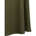 thumbnail image 6 of Zenana Women & Plus Relaxed Drawstring Waist Draped Basic Maxi Skirts with Side Pockets, 6 of 6