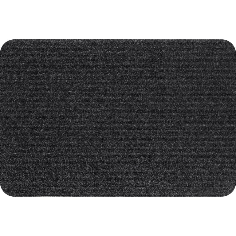Mainstays Tri-Rib Doormat, Charcoal, 20" x 30" (2-Pack) photo 2