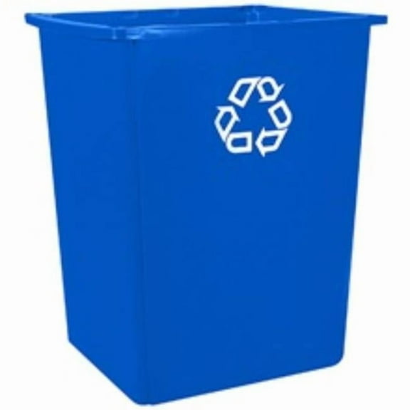 Glutton RUB181CBLU 56 gal Glutton Recycling Container, Blue
