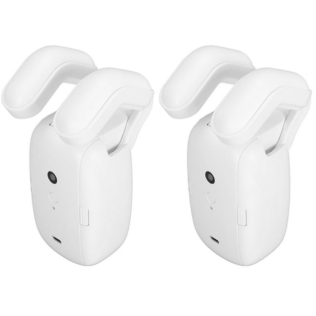Moteur de Rideau Intelligent, 2 Pcs Fonction Minuterie Contrôle en Pourcentage Capteur de Lumière Temporelle Installation Facile Ouvre-Rideau Électrique pour la Maison