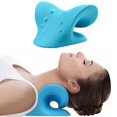 thumbnail image 2 of Almohada de masaje para cuello, cuello, hombros, cervicales, dispositivo de tracción quiropráctica, almohada de masaje para aliviar el dolor, masajeador corporal para cuello, 2 of 5