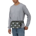 thumbnail image 5 of Lafuoo Cute Sloth Pattern Square Double Layer Waist Bag, Adjustable Buckle Bag Accessories for Men and Women-One Size, 5 of 7
