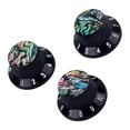 thumbnail image 4 of Perilla de control de perilla de potenciómetro de potenciómetro de paquete de 3 perilla de para LP Yuyangstore Perilla de sombrero de guitarra, 4 of 8
