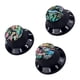 thumbnail image 4 of 3 piezas de perilla de sombrero de guitarra con incrustaciones de casa para guitarra eléctrica ST negro duradero Sunnimix Perilla de sombrero de guitarra, 4 of 8