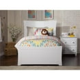 thumbnail image 5 of Leo & Lacey Solid Wood Twin XL Bed with Footboard and USB Charger in White, 5 of 6