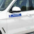 thumbnail image 5 of Occupant Car Sticker, 4 Pcs, Blue, Vinyl, 5X1 Inch, Solid Color, Accessories, 5 of 6