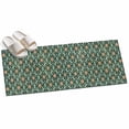2'x6' Rug Runners for Hallways Kitchen, Orange Green Floral Non Slip ...