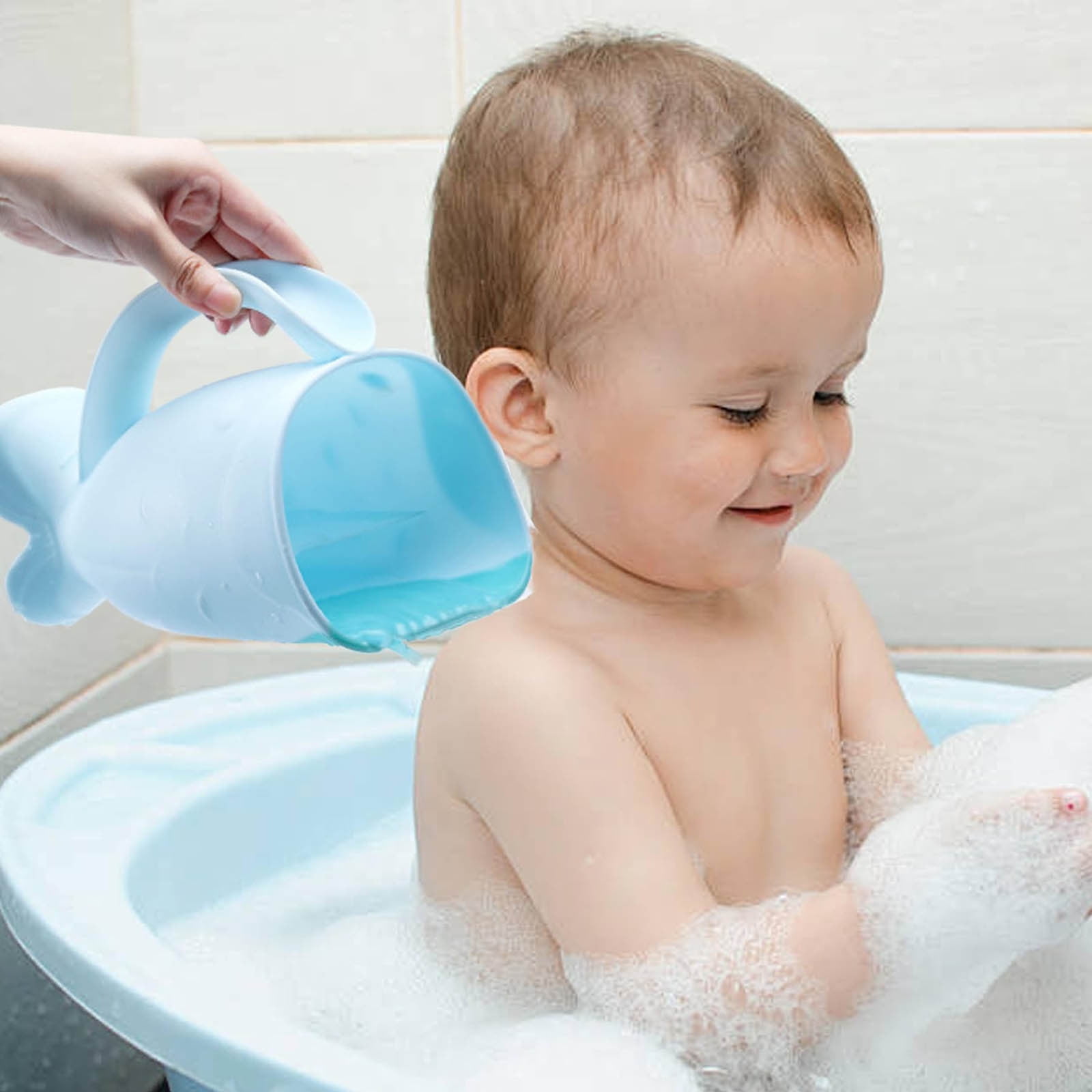 Baby Bath Jug Baby Bath Rinse Cup Shape Baby Bath Cup With Handle