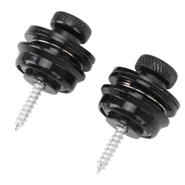 Heavy Duty Metal Guitar Strap Lock Buttons Non Slip Replacement Suitable for Acoustic Guitar Electric Guitar Electric Bass