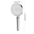 thumbnail image 3 of High Pressure Handheld Showerhead, 5 Spray Modes, ABS Material, Powerful Water Pressure, Easy to Install, for Elderly Children, Bathroom Use, 3 of 6