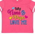thumbnail image 4 of Inktastic My Nana and Papa Love Me with Hearts Boys or Girls Toddler T-Shirt, 4 of 5