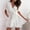 🔥 White, variant on Sentmoon Maxi Dress for Women Short Sleeve V Neck Vacation Womens Beach Dress 2026 Summer Ruffle Chiffon Regular Fit Breathable Dress Women Hawaiian Accessories for Women